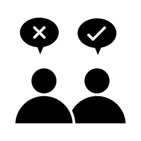 People Disagree vector icon 21711059 Vector Art at Vecteezy