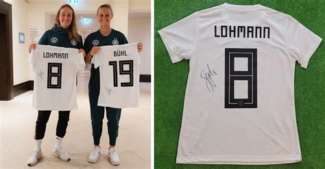 Signiertes Dfb Trikot Von Sydney Lohmann