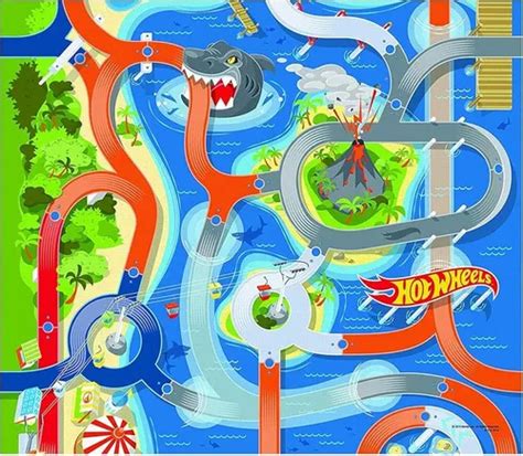 Tapete De Juego Hot Wheels Megamat Fieltro Con Carrito 80x92 MercadoLibre