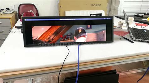 Dedi 15 6inch TFT Ultra Wide Stretched Bar Stretched LCD HD Player LCD