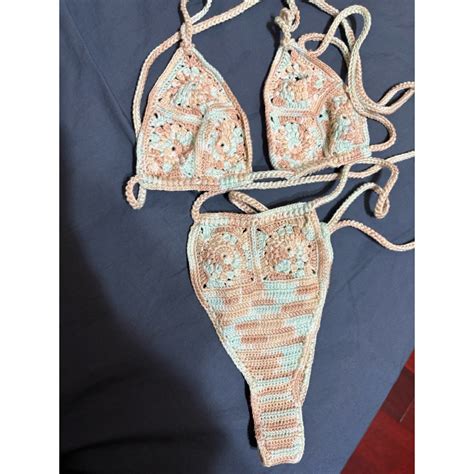 Zoeanna Flower Child Crochet Bikini Maldives 歐美手工鉤織比基尼 渲染款 蝦皮購物