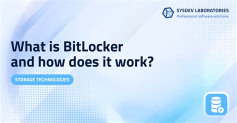 windows bitlocker  essential basics