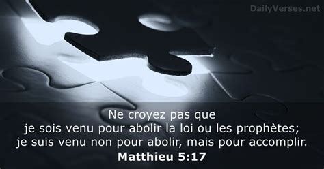 14 Novembre 2022 Verset Biblique Du Jour Matthieu 5 17