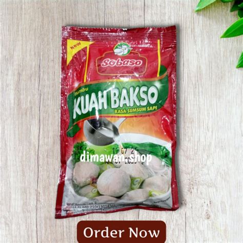 Jual Sobaso Bumbu Kuah Bakso Rasa Sumsum Sapi Gram Shopee Indonesia