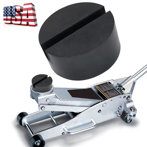 1x Universal Car Jack Pad Disk Floor Jack Pinch Weld Rail Adapter