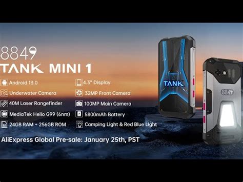 8849 TANK MINI 1: The Mini Rugged Smartphone That Packs a Punch ...