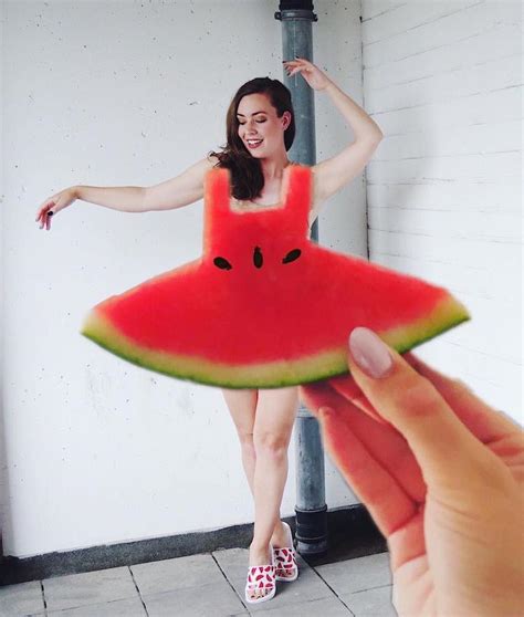 Charming Watermelon Dress Trend Has People "Wearing" a Slice of Fruit