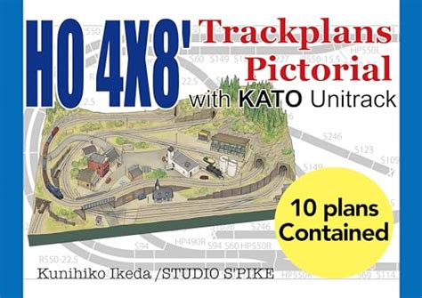 HO 4X8' Trackplans Pictorial with KATO Unitrack by Kunihiko Ikeda ...