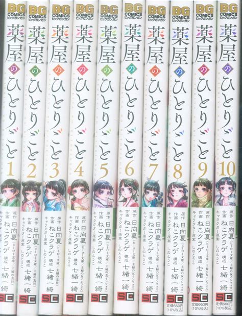 スクウェア・エニックス ビッグガンガンコミックス ねこクラゲ 薬屋のひとりごと 1 10巻 最新セット まんだらけ Mandarake