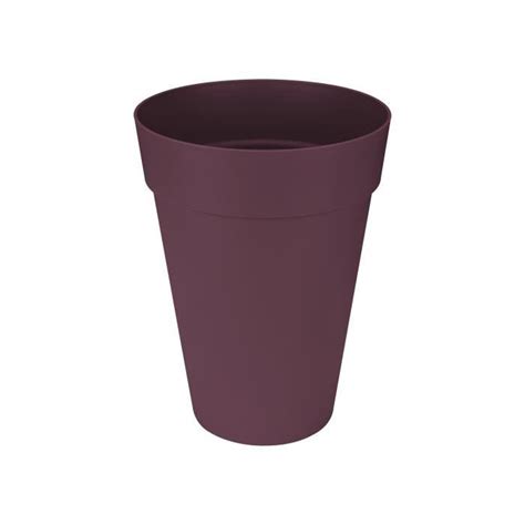 ELHO Pot de fleurs rond haut Loft Urban Ø 35 cm Violet mûre