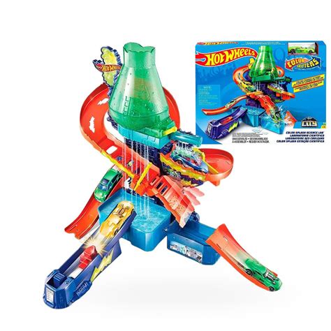 Hot Wheels City Pista De Percurso E Ve Culo Color Shifters Laborat Rio Cient Fico Bebrands