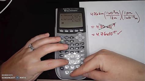 Proper Way To Enter Scientific Notation In Calculators Youtube