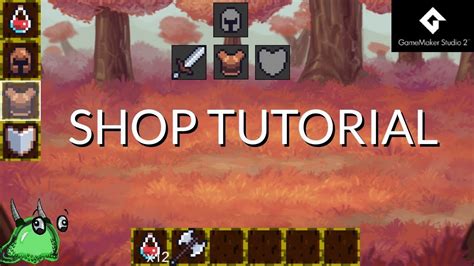 Gamemaker Studio Item Shop Tutorial Youtube