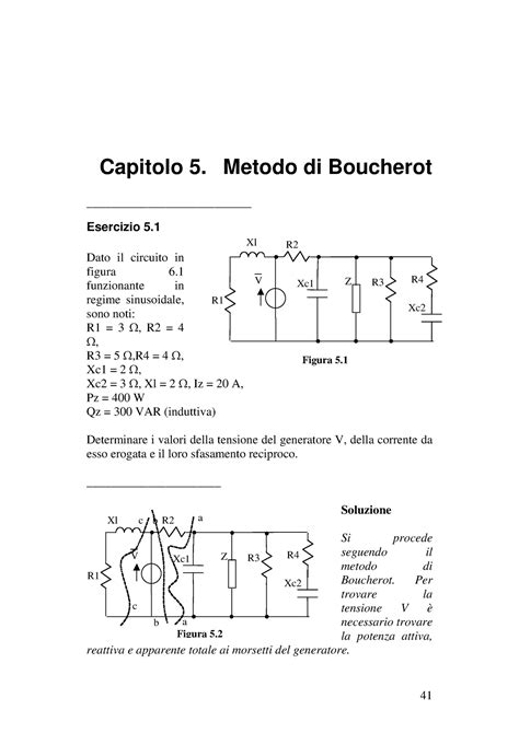 5 Boucherot Esercizi Capitolo 5 Metodo Di Boucherot