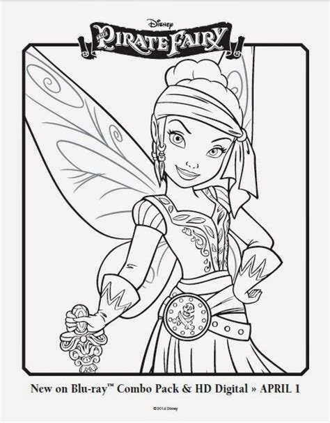 Tinkerbell Pirate Fairy Coloring Pages At Getcolorings Free