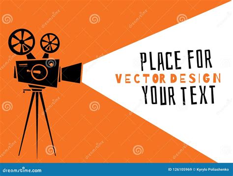 Cinemasilhouette Movie Stock Vector Illustration Of Premiere 126105969