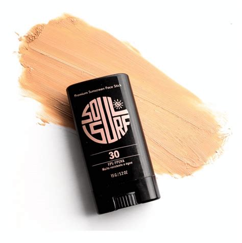 Protetor Solar Facial Natural Vegano em Bastão Cor Nude Físico Mineral Soul Sun Natural
