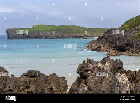 Playa de barro en Llanes Picos de Europa España Fotografía de stock