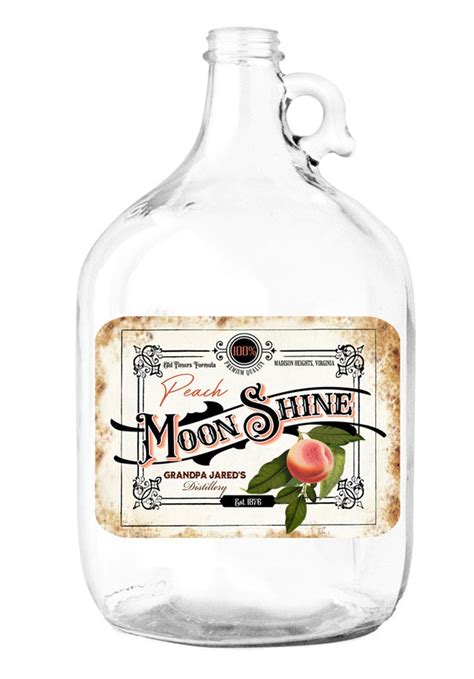 Custom Moonshine Labels Large Homemade Moonshine Labels Etsy