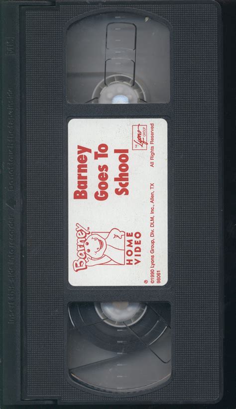 Barney Goes To School 1989 The Lyons Group Tape Free Download Borrow