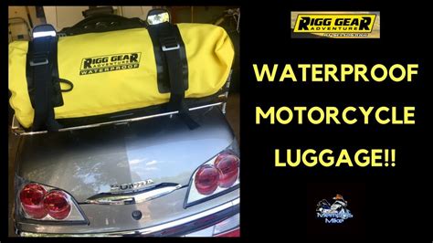 Waterproof Motorcycle Luggage Rigg Gear By Nelson Rigg Youtube