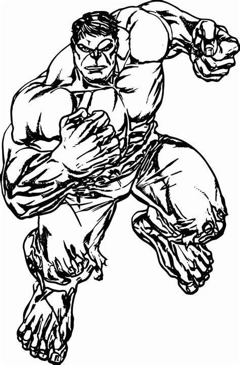 Hulk Coloring Printables Printable Templates