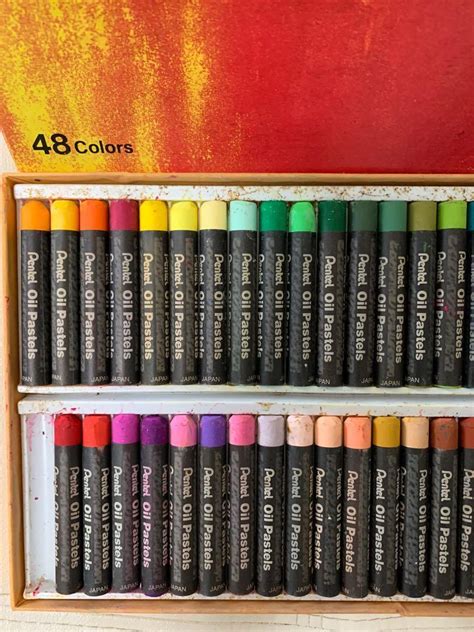 Colours Pentel Oil Pastels Hobbies Toys Stationery Craft Art