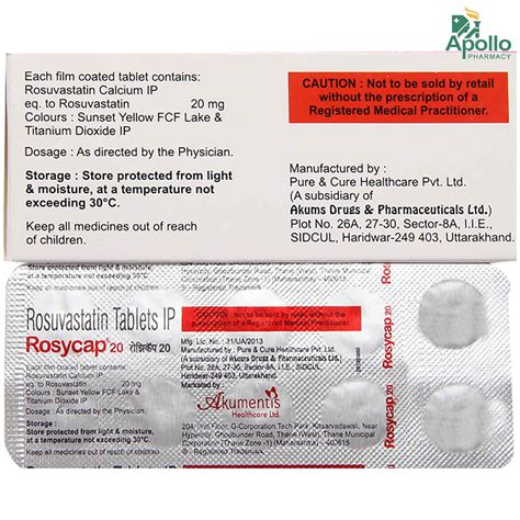 Rosycap Tablet S Price Uses Side Effects Composition Apollo