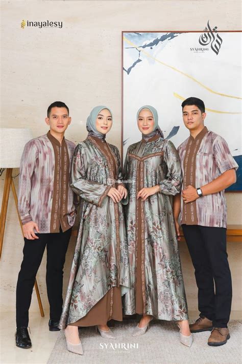 Model Baju Gamis Syari Syahrini Family Sarimbit 2023 Terbaru di Blitar