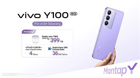 Ponsel Vivo Y100 5G Resmi Rilis Di Indonesia Ngecas 80W Harga Rp3 9 Juta