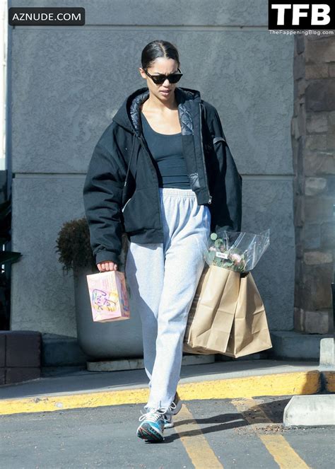 Laura Harrier Sexy Seen Braless Flaunting Her Hot Tits In Los Feliz AZNude