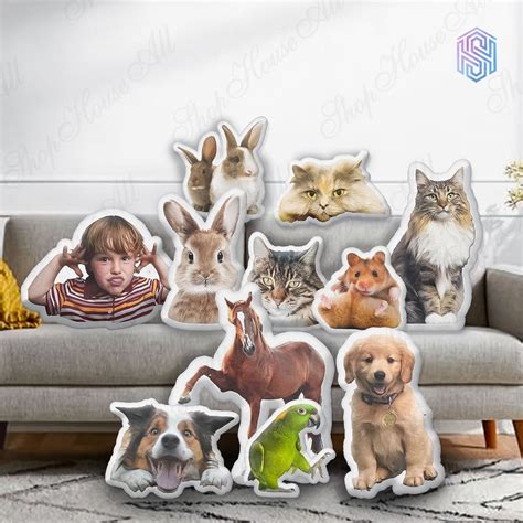 personalized dogcat photo pillow custom  pet pillow  photo