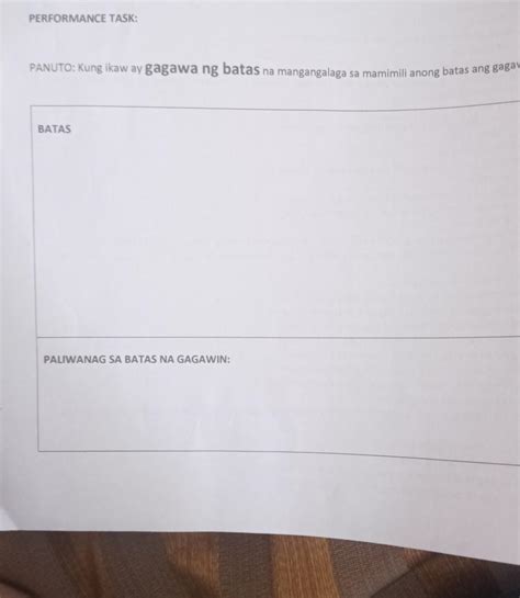 Pasagot Po Plss Kailangan Lang Po Brainly Ph