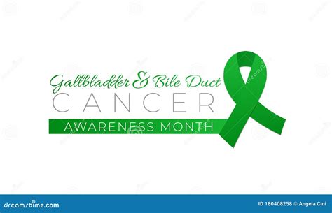 Gallbladder Bile Duct Cancer Awareness Month Isolated Logo Icon Sign ...