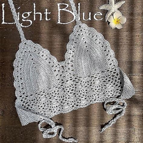 Rochet Bikini Top Crochet Top Bikini Top Bikini Beachwear Croshet Apparel Boho Top Top