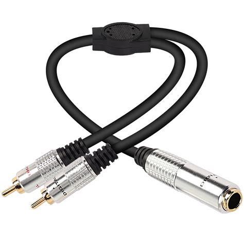 snapklikcom mm   rca splitter cable mm  female trs