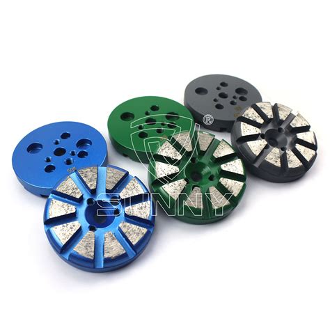 6 3 Inch 10 Segment Diamond Grinding Puck Disc Wheels Pad For Heavy