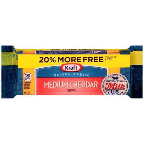 Kraft Medium Cheddar Cheese Block Reviews 2021