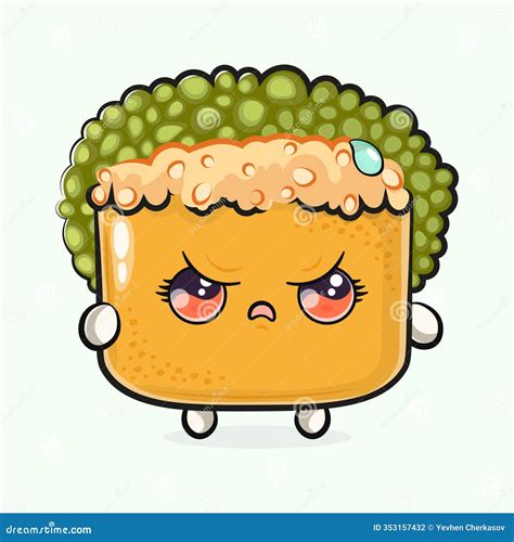Angry Sushi Cartoon Royalty-Free Illustration | CartoonDealer.com #49694520