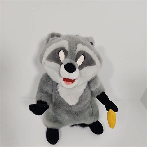 Walt Disney World Raccoon Meeko Plush Pocahontas 15" Jointed Plush | eBay