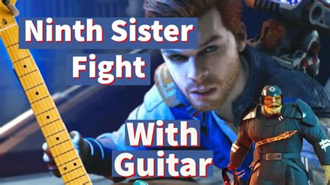 Using Guitar To Fight Ninth Sister Jedi Survivor Youtube