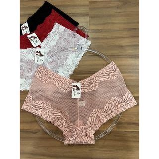 Kit Calcinhas Calesson Cale On Renda Lingerie Feminina Linda Confort Vel Lingerie Moda