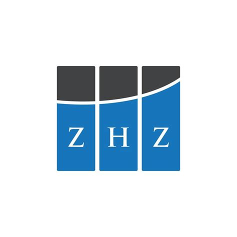 ZHZ letter logo design on white background. ZHZ creative initials ...