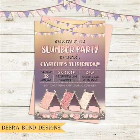 14+ Slumber Party Invitation Examples to Download