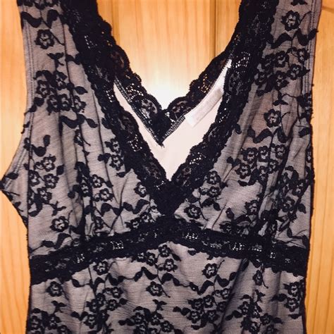Tops Lace Camisole With Nude Lining Poshmark
