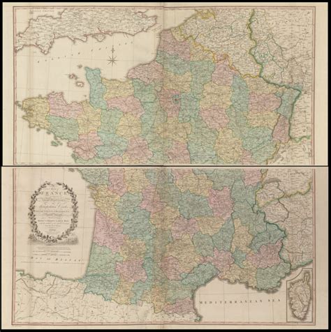 Fadens Reduction Of The Cassini Map Of France Crouch Rare Books