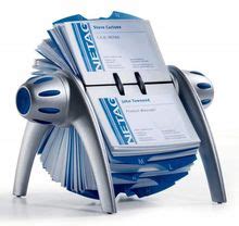 Визитница Durable Visifix 2417-23 настольная, вращающаяся, для 400 ...