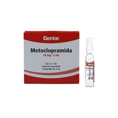 Metoclopramida 10 Mg 2 Ml Sol Iny Sanuz