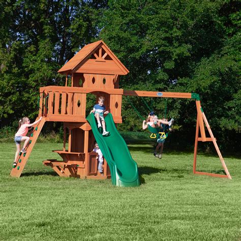 Backyard Discovery Woodland Swing Set - Walmart.com