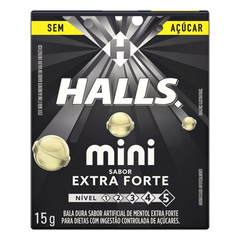 HALLS MINI EXTRA FORTE | Cescom Distribuidor